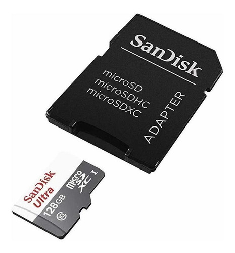 Imagen 2 de 2 de Tarjeta de memoria SanDisk SDSQUNS-128G-GN6TA Ultra con adaptador SD 128GB