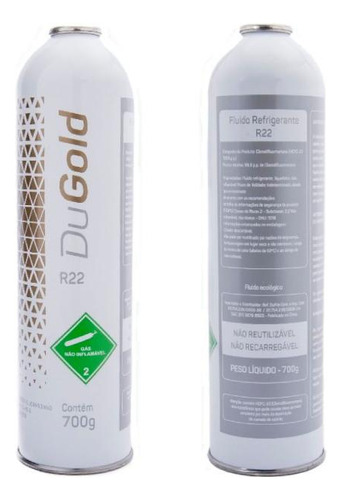 Fluido Refrigerante R22 Lata 770g Dugold Dg6r22700grc