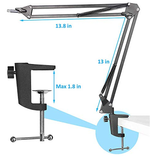 Soporte De Brazo Articulado Hyperx Solocast Soporte De ...