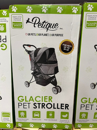 Coche Para Mascotas Petique Perros Gatos Petique Hasta 20kg