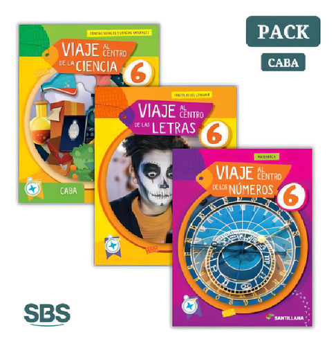 Viaje Al Centro 6 Caba - 3 Libros, De No Aplica., Vol. 3. Editorial S/d En Español