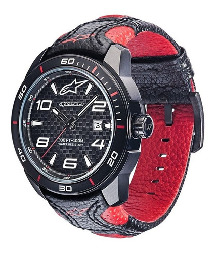 Relógio Alpinestars Tech 3h Pulseira Couro Black Friday