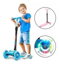 Comprar Monopatín Tripatín Scooter Diseños Con Luces Led Regulable