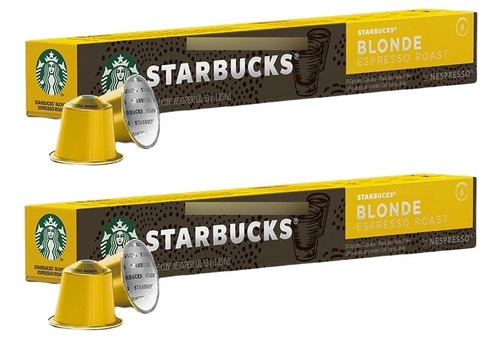 2 Cafés Starbucks Blonde Espresso Roast Nescafé Dolce Gusto