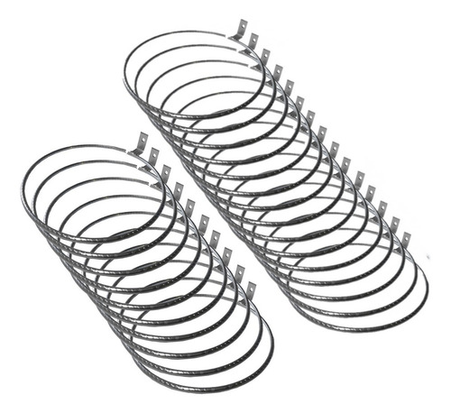 25 Argola Anel 15cm Parafusar Para Jardim Vertical Sem Vasos