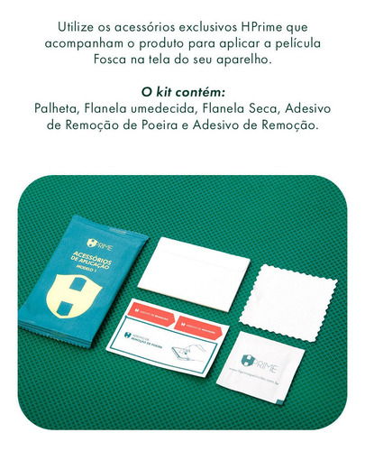 Imagem 3 de 5 de Película Hprime Fosca Traseira Compatível iPhone 6 6s