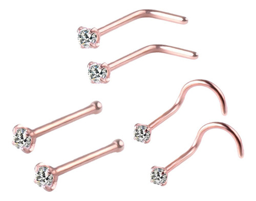 6 Anillos Para La Nariz, Para La Nariz, Pequeños De,