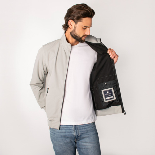Chamarra Hombre Softshell Ligera Tipo Bomber Greenlander