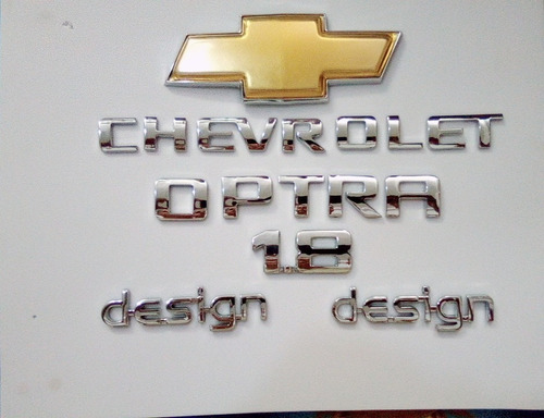 Emblema Kit Optra Design  6 Piezas Original Cinta 3m