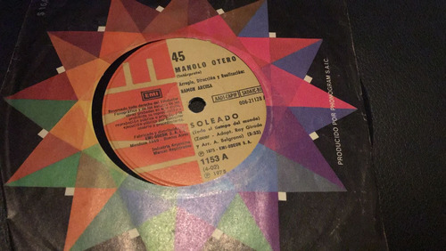 Manolo Otero - Soleado Vinilo Simple (Usado)