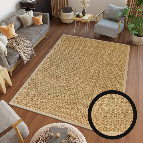 Tapete Fibra Natural Seagrass 100% Sisal Jute 1.4x2.0mt