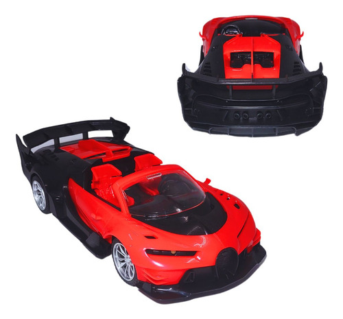 Carrinho De Controle Remoto Esportivo Com Luzes E Design Red