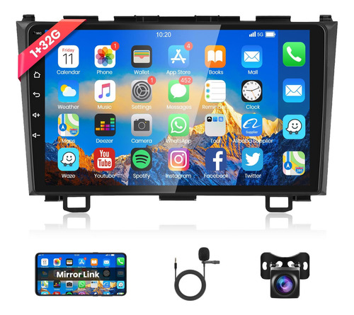 Radio De Automóvil Para Honda Crv, Rimoody Stereo Android 13