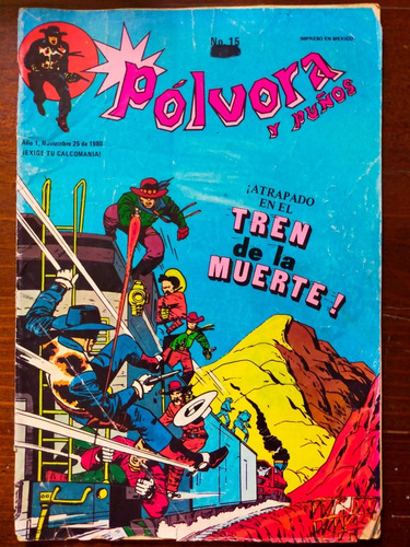 Pólvora Y Puños No.15 Comic Editorial Novedades Año-1980