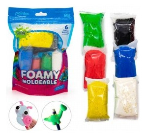 Foami Moldeable Colores Surtidos 60gr Pointer