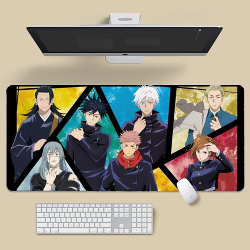 Mouse Pad Grande Jujutsu Kaisen Personajes Anime Art 30x70cm