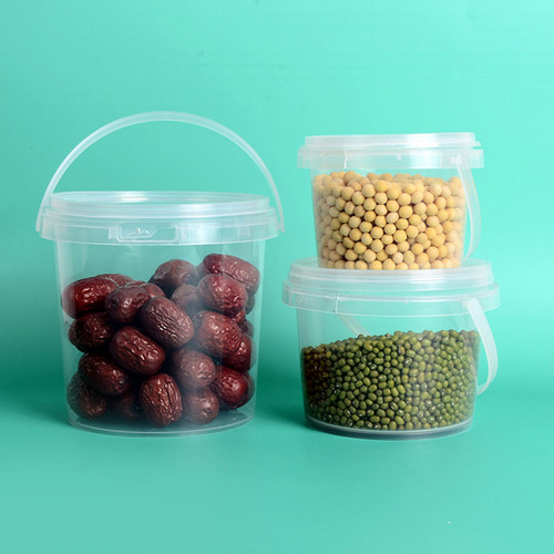 Cubo De Almacenamiento Portátil Transparente De 2 Piezas Con