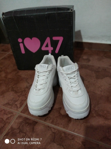 Zapatillas 47 Street Número 36, Excelente Estado