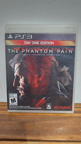 Metal Gear Solid V The Phantom Pain Ps3 Fisico Usado