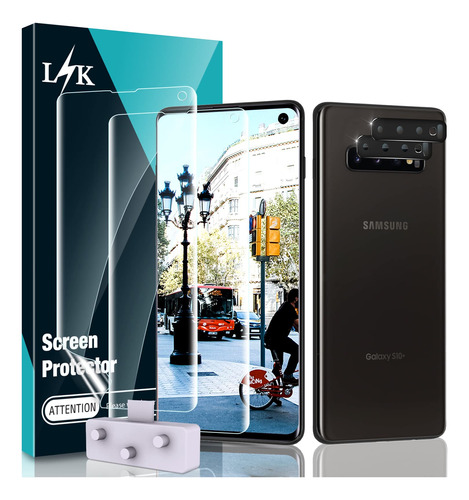 [3 Unidades] Protector De Pantalla Para Samsung Galaxy S10, 