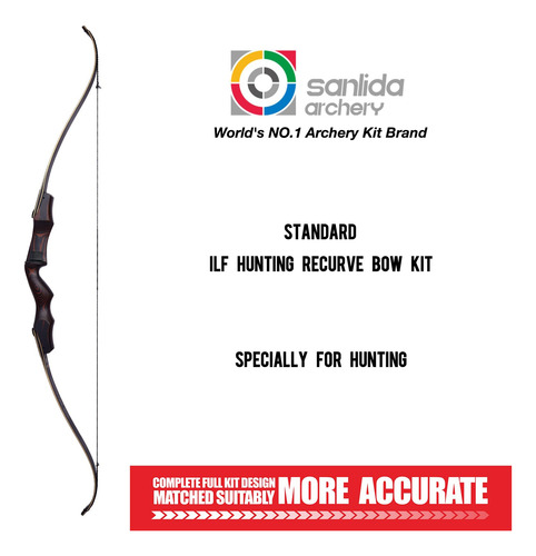 Arco Recurvo Sanlida Hermit X8 Ilf 50lbs