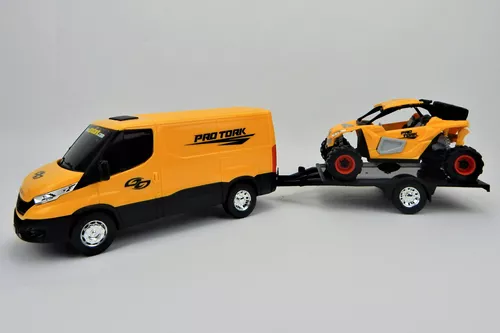 PHD BRINQUEDOS  Miniatura Iveco Hi Way Graneleira Usual