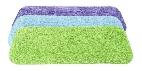Imagen 3 de 10 de Pack De 3 Repuesto Mopa Trapero Spray Microfibra Lavable X3