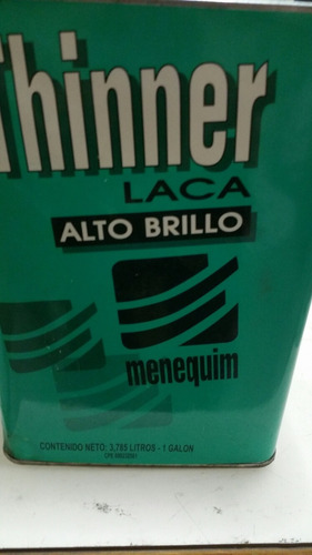 Thinner Laca Alto Brillo  Menequim 