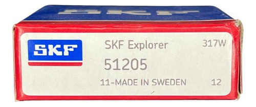 Rodamiento 51205 Marca Skf