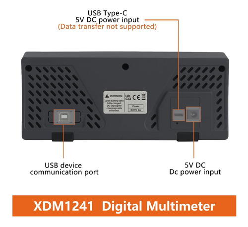 Owon Xdm1241 Multímetro Digital De Tipo Banco Con Baterías