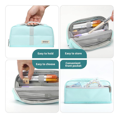 Omnpak Estuche Para Lápices De Pie, Estuche De Gran Capacida