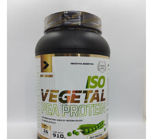 Iso Vegetal Pea Protein Proteína De Arveja 910g Body Advance Sabor Neutro