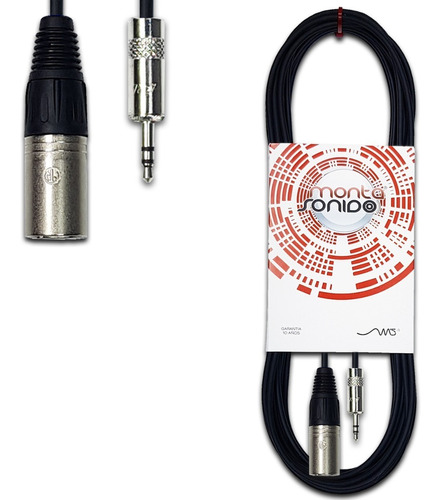 Cable Audio Xlr Canon Macho A Miniplug Stereo 8 Mts Neutrik