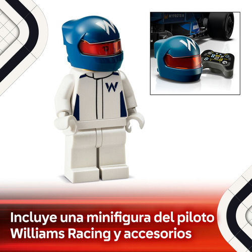 Lego® Speed Champions Auto De Carreras Williams Racing Fw46 F1® 77249; Kit De Vehículo Armable