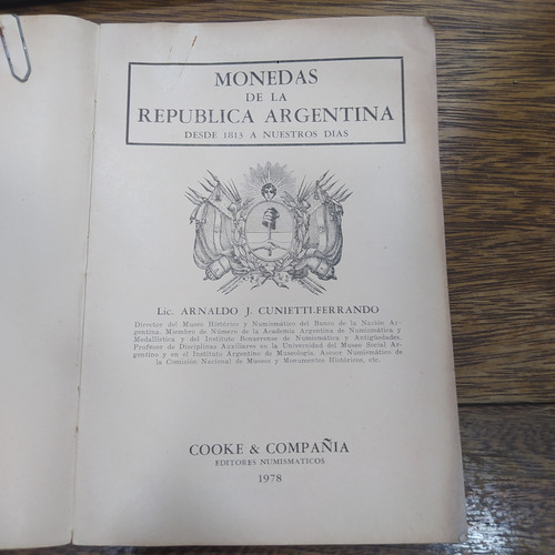Catálogo Monedas Argentinas 1978 Cunietti - Ferrando (Usado)