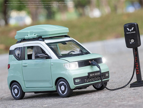 .. 1:24 Modelo De Liga Wuling Miniev Genuíno