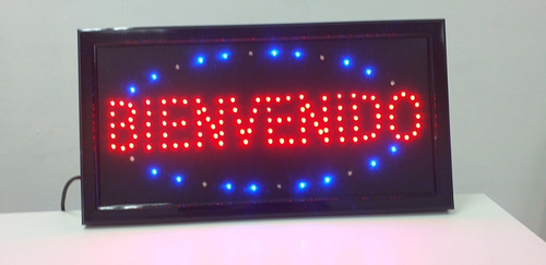 Aviso De Led O Cartel Luminoso Alto Brillo
