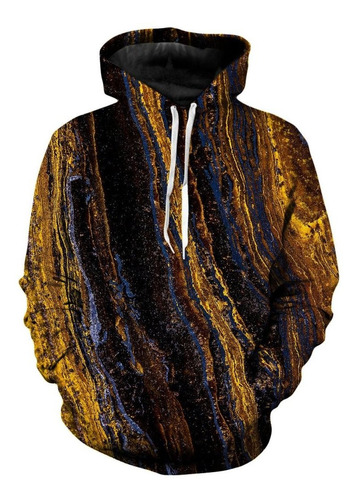 Ojo De Tigre Impreso 3d Unisex Manga Larga Sudadera Con Capu