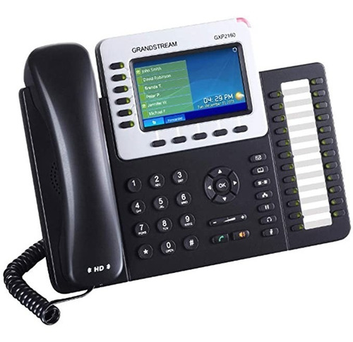 Telefono Ip Gxp2160 Grandstream Enterprise Hd 6 Lineas 24 Bl