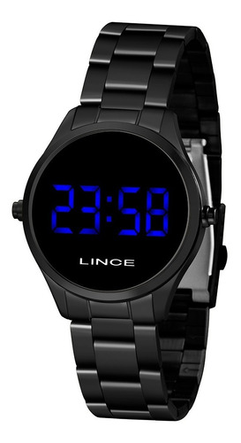 Relógio Lince Feminino Digital Led Clássico Preto Original 