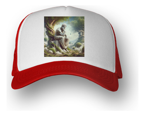 Gorra  Platon Pensador Filosofo En El Bosque