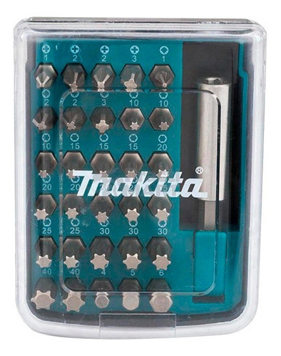 Juego De Puntas Para Atornillador Makita D-34936 31 Pzs