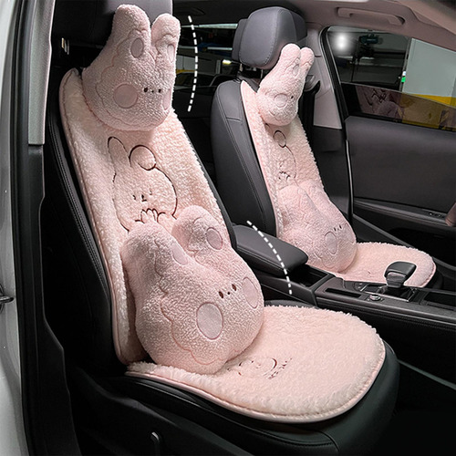 Cojín De Asiento De Coche Suministros Respaldo Conejo 3d