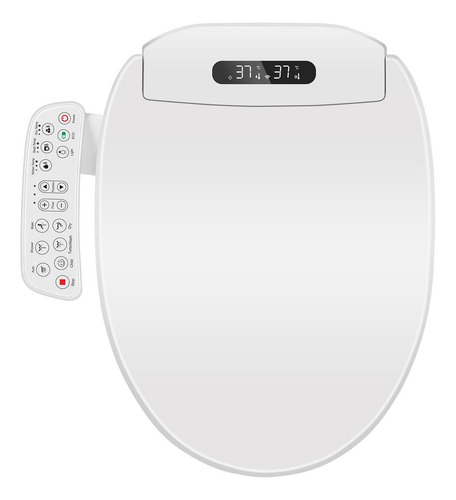 Asiento De Inodoro Electrónico De Bidet De Cioreznt Alargado