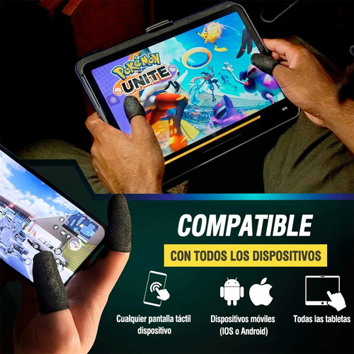 Guantesitos Dedos Dedos Fundas Gamer Touch Multicolor, 32 Un