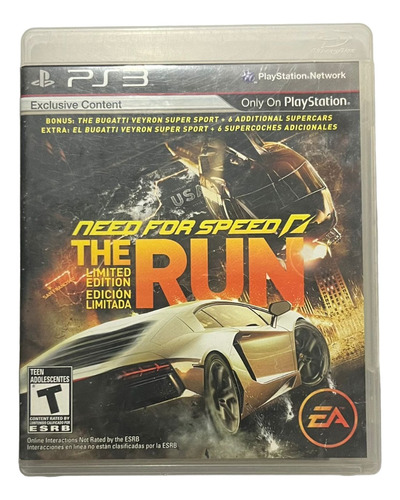 Need For Speed The Run Playstation 3 Jogo Original Ps3 Game (Recondicionado)