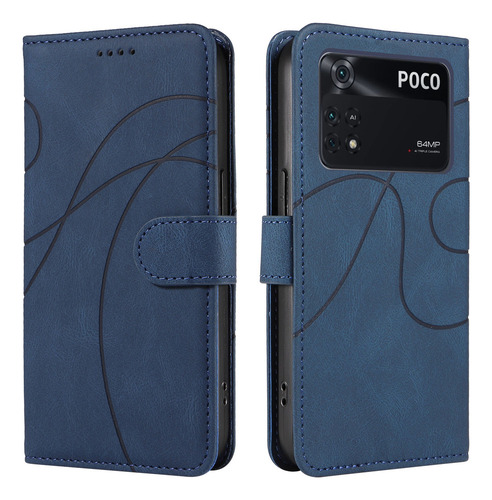 B Funda De Teléfono Flip Card Wallet For Samsung