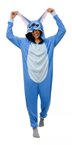 Pijama Macacão Verão Stitch Kigurumi - Original Disney