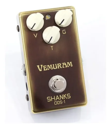 Pedal Overdrive Vemuram Shanks ODS-1 Para Guitarra Marrom