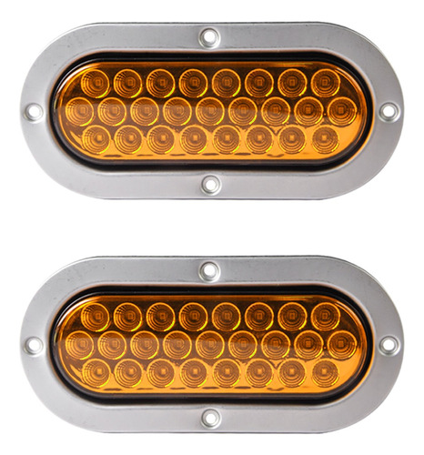 2 Piezas Oval 6 Pulgadas Plafon De Led Luz